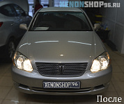 Би-галогенные линзы Hella  / Toyota Mark II  2001 год