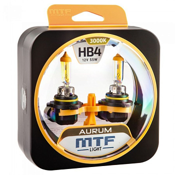 Галогенные лампы НB4 MTF Aurum 3000К
