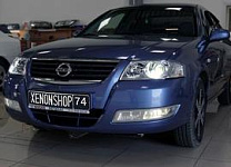 Nissan Almera - Установка Bi-LED