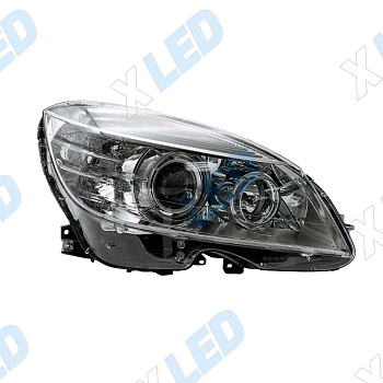 Фара Mercedes C-class W204 (2008-2010) линза ксенон, без регулируемого рулевого управления (правая)
