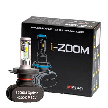 Комплект светодиодных ламп H4 Optima LED i-ZOOM Warm White 9-32v