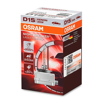 Ксеноновая лампа D1S Osram Night Breaker Laser 66140XNL (4300К)