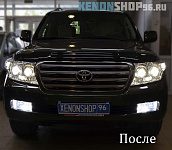 Би-ксеноновые линзы HELLA 3R / Toyota Land Cruiser 200