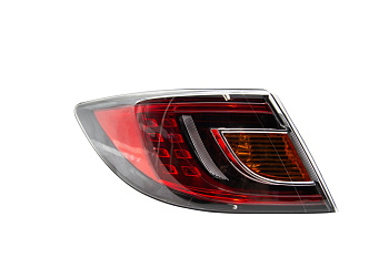 Фонарь задний Mazda 6 GH в крыло (2007-2013) красный отражатель (левый)