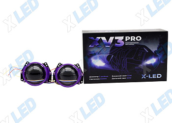 Комплект би-лед (Bi-Led) линз X-LED XV3 Pro 3.0 6500К