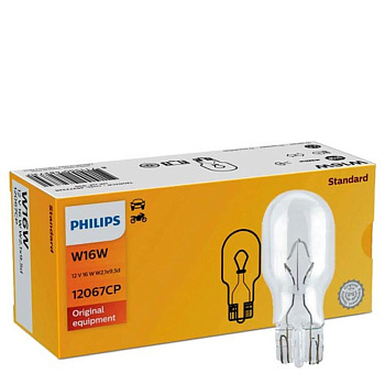 Галогенная лампа W16W Philips Vision 12V 12067CP