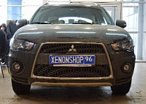 Установка би-ксеноновых линз HELLA  на автомобиль Mitsubishi Outlander