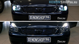 LADA Priora Установка Би-Ксеноновых линз Hella 3R+