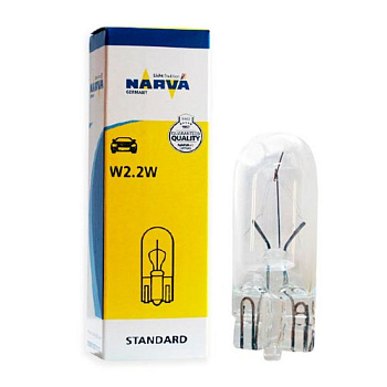 Галогенная лампа W2.2W Narva Standard 12V