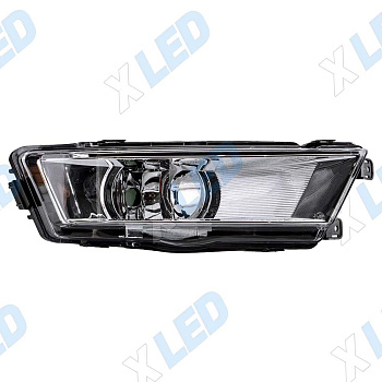 Фара противотуманная Skoda Rapid I (2012-2017) галоген (правая)