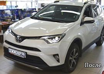 Toyota Rav 4 CA40 2015 год - Замена линз