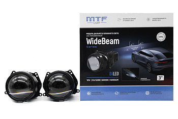 Комплект Би-лед (Bi-Led) линз MTF Light WideBeam 3.0 6000K